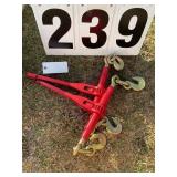 Pair of 3/8in to 1/2in chain binders