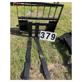 New unused 2026 Mower King Skid Steer Forks Model