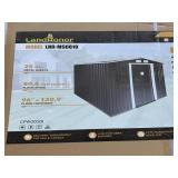 Unused Landhonor 8ftx10ft Galvanized Apex roof met