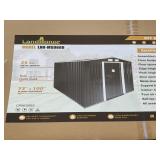 Unused Landhonor 6ftx8ft Galvanized Apex Roof Meta