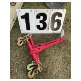 Pair of 5/16 to 3/8 chain binders