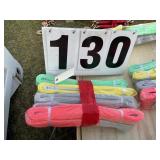 Group of lifting straps, 4 total, 6M long