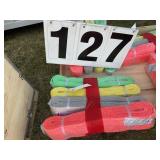 Group of lifting straps, 4 total, 6M long