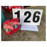 Group of 4 1/2in Ratchet straps, 8.23M Long