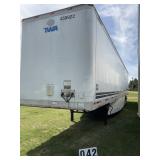 2004 53ft Great Dane van trailer, air ride, alumin