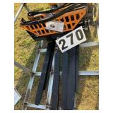 New unused landhonor Heavy duty hydraulic forks an