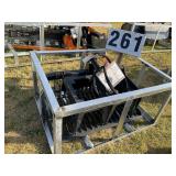 Unused Landhonor Mini skid steer rock grapple, 44i