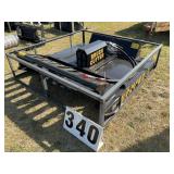 New unused 2026 Mower King Skid steer brush cutter