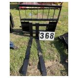 New unused 2026 Mower King Skid Steer Forks Model