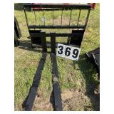 New unused 2026 Mower King Skid Steer Forks Model