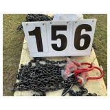 Pair of 5/16x7ft G80 chain slings