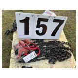 Pair of 5/16x7ft G80 chain slings