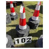Group of 10 SDLANCH Unused 2026 Safety Traffic Con