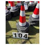 Group of 10 SDLANCH Unused 2026 Safety Traffic Con