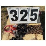 Pair of 5/16x7ft chain slings