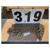 5/16x20ft Double hook chain G80