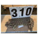 5/16x20ft Double hook chain G80