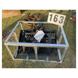 Unused Landhonor Mini skid steer rock grapple, 44i