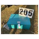 Green tool box no contents