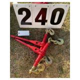 Pair of 3/8in to 1/2in chain binders