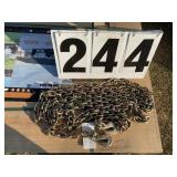 3/8in x 20 ft double hook chain G-80