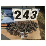 3/8in x 20 ft double hook chain G-80