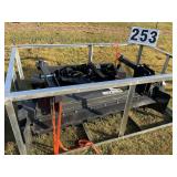 Unused Landhonor skid steer harley power rake atta