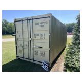 20ft One trip shipping container, one pair of end