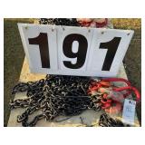 Pair of 5/16in x 7ft G-80 chain slings