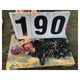 Pair of 5/16in x 7ft G-80 chain slings