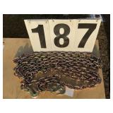 3/8in x 20ft Double hook chain G-80