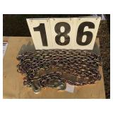 3/8in x 20ft Double hook chain G-80