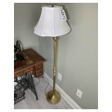 BRASS COLORED FLOOR LAMP 56 IN TALL