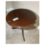 ROUND TOP SIDE TABLE, 24 IN X 24 IN TALL