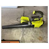 RYOBI 40 V ELECTRIC BLOWER MODEL RY40402, WITH BAT