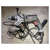 PORT CABLE HALF INCH HAMMER DRILL AND ELECTRIC GRO