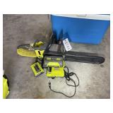 ROBY 40 V ELECTRIC CHAINSAW MODEL RY40502 WITH BAT