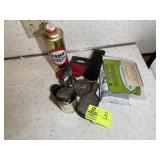 CONTENTS ON TOP OF COUNTER RIGHT OF SINK IN LAUNDR