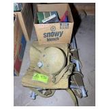 GROUP OF VINTAGE BOY SCOUT ITEMS, CANTEEN, BACKPAC