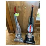TWO UPRIGHT VACUUMS, VINTAGE KIRBY AND BISSEL POWE