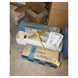 VINTAGE MODEL ROCKET GROUP, PARTS, BOXES, MANUALS,