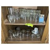 CONTENTS OF CABINET LOWER LEFT OF SINK IN BASEMENT