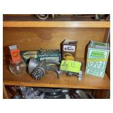 CONTENTS OF SECOND SHELF IN CABINET IN LAUNDRY ROO