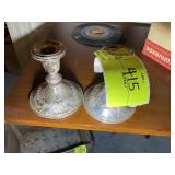 PAIR OF FRANK M. WHITNEY AND CO. WEIGHTED STERLING