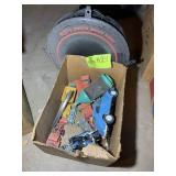 BOX OF VINTAGE TOYS, HOT WHEELS CARRY CASE, SMALL