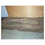 GROUP OF ROUGH CUT LUMBER, UP TO 7 FT LENGTHS, TO