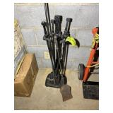 CAST IRON FIRE PLACE TOOL SET
