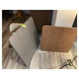 GROUP INCLUDING FOLDING CARD TABLES, 30 IN AND 33