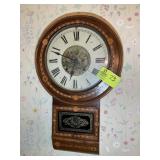 SUPERIOR 8 DAY WALL CLOCK, APPROX 17 IN X 28 IN, D