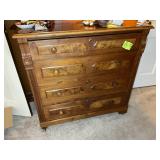 4 DRAWER VINTAGE CHEST, 40 IN X 18 IN X 40 IN ON W